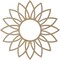 Ekena Millwork Daisy Wood Fretwork Pierced Ceiling Medallion, Birch, 38"OD x 12 1/2"ID x 1/4"T CMWP38X38X0250DABI - alternate 5